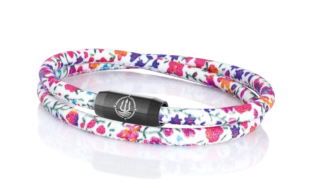 Leder Armband weiß "Madeira"