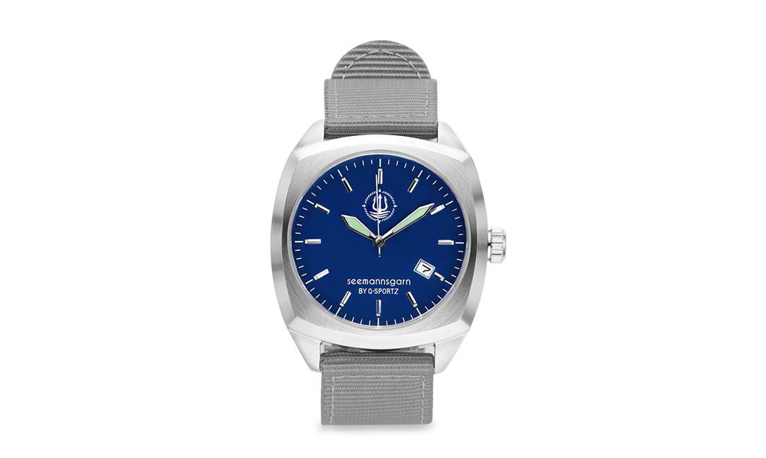 Seemannsgarn_maritime_Uhr_Edelstahl_Segeltau