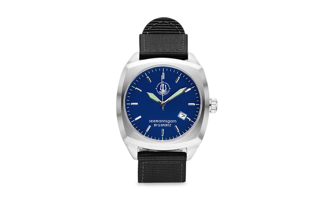 Seemannsgarn_maritime_Uhr_Edelstahl_Segeltau