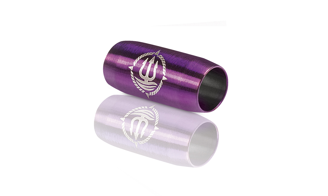 Verschluss lila 6mm "Lotse"