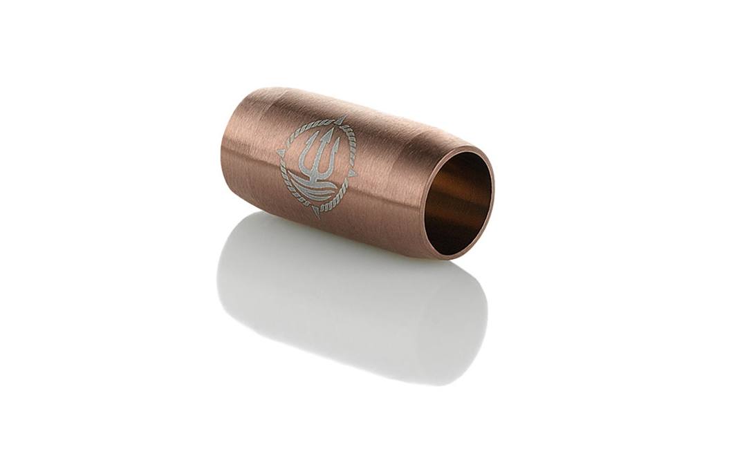 Verschluss braun 8mm "Leutnant" Seemannsgarn