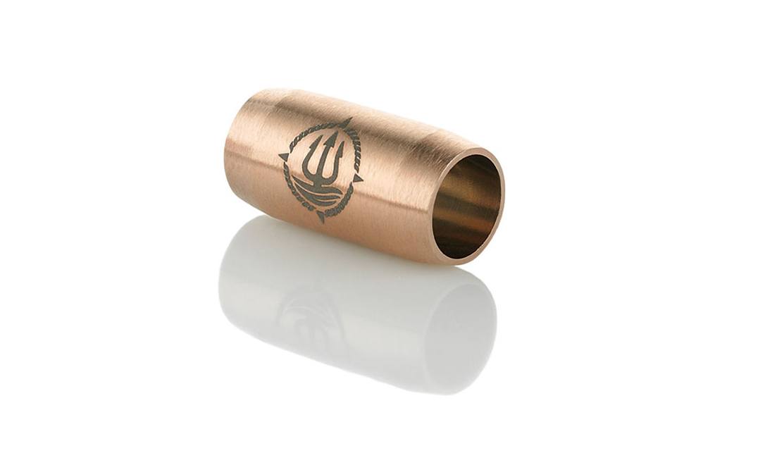 Verschluss rosé 8mm "Kapitän" Seemannsgarn