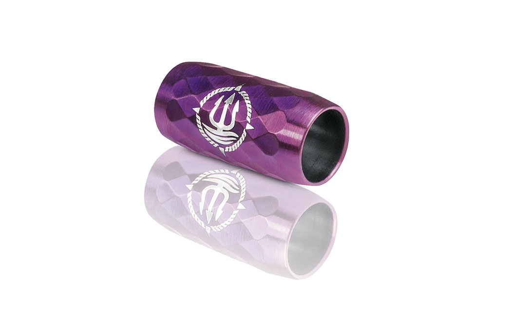 Verschluss lila facettiert 8mm "Lotse X" Seemannsgarn